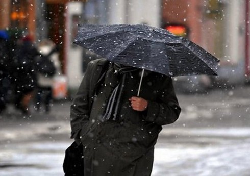 Sabah Bakıda sulu qarla qarışıq yağış yağacaq