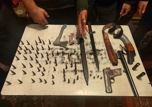 Sabirabad sakininin evindən silah-sursat aşkarlanıb 