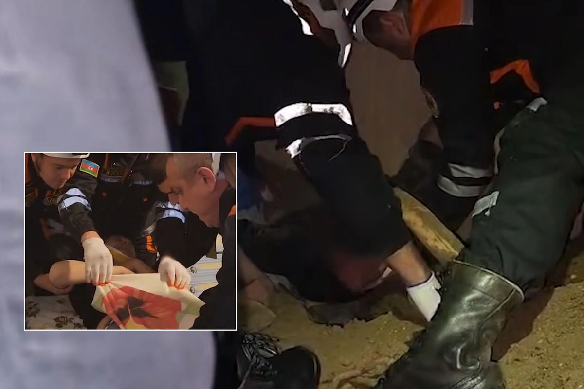 Sabunçuda yaşayış evi çöküb, 30 yaşlı qadın xilas edildi