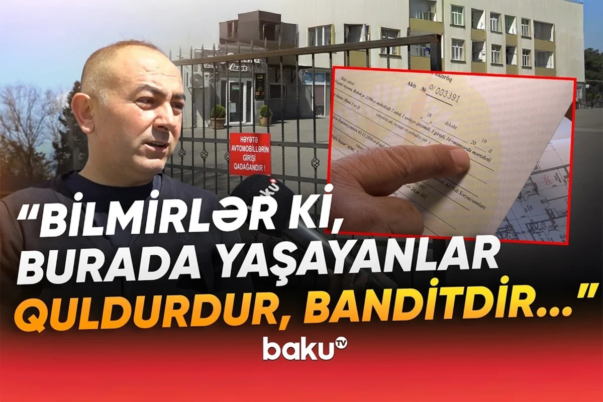 Sakinlər mənzillərinə çıxarış ala bilmirlər: Problem niyə olunmur?