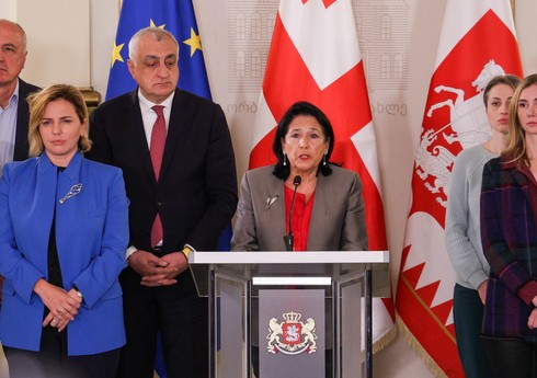 Salome Zurabişvili parlament seçkilərinin nəticələrini tanımaqdan imtina edib