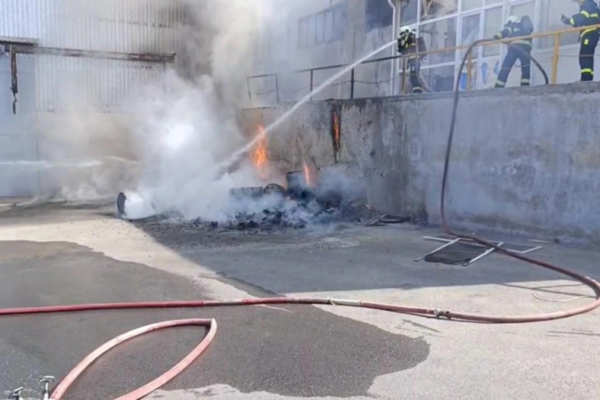 Sarayda sexdə YANĞIN