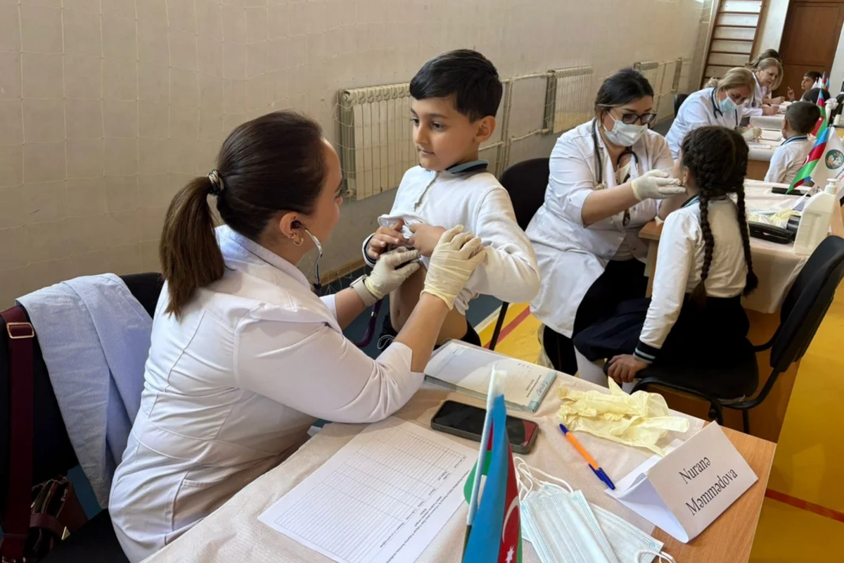Səhiyyə Nazirliyi Xankəndidə uşaqlar üçün tibbi aksiya keçirdi Səhiyyə Nazirliyi Xankəndidə uşaqlar üçün tibbi aksiya keçirdi