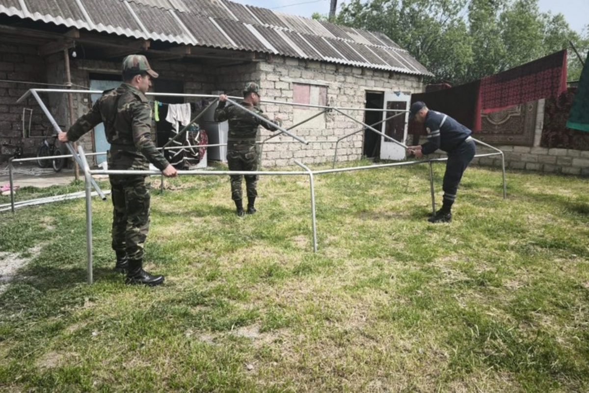 Şabranda vətəndaşın evi yararsız vəziyyətə düşüb