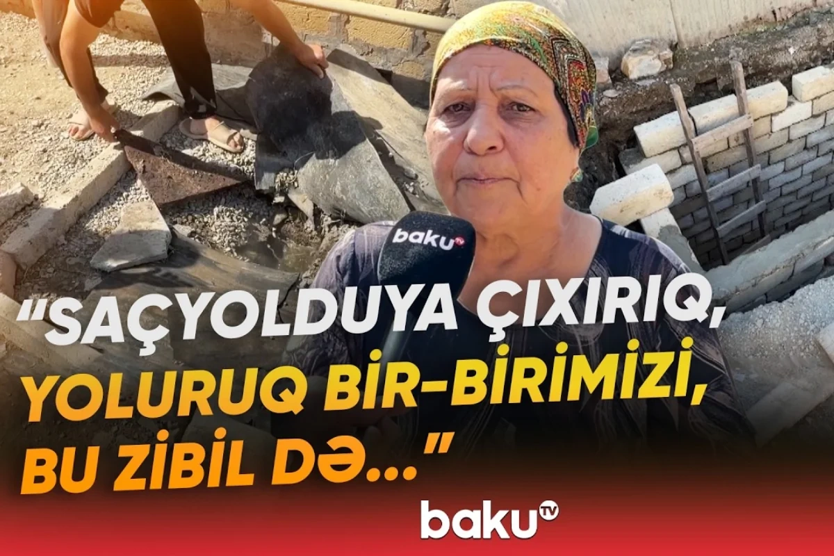 Şamaxı sakinlərinin kanalizasiya problemi: 