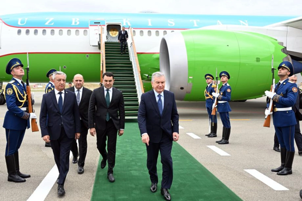 Şavkat Mirziyoyev Füzuli rayonuna səfərə gəlib