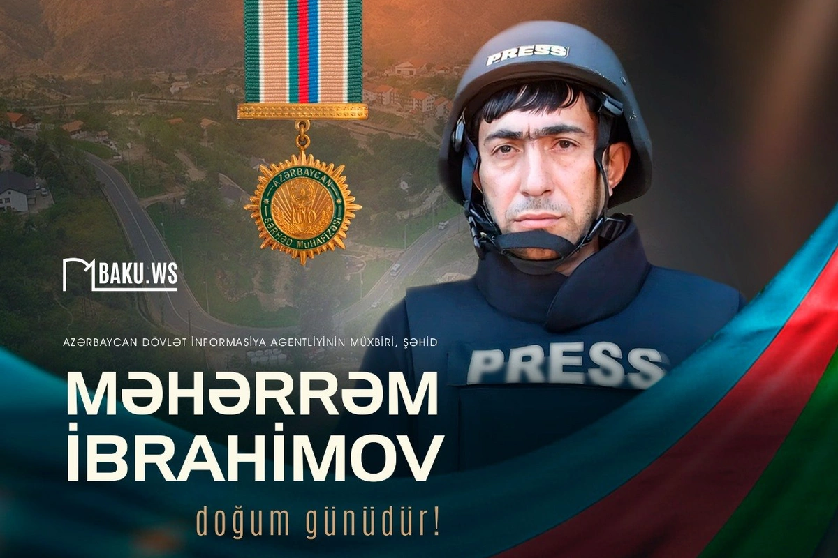 Şəhid jurnalist Məhərrəm İbrahimovun doğum günüdür
