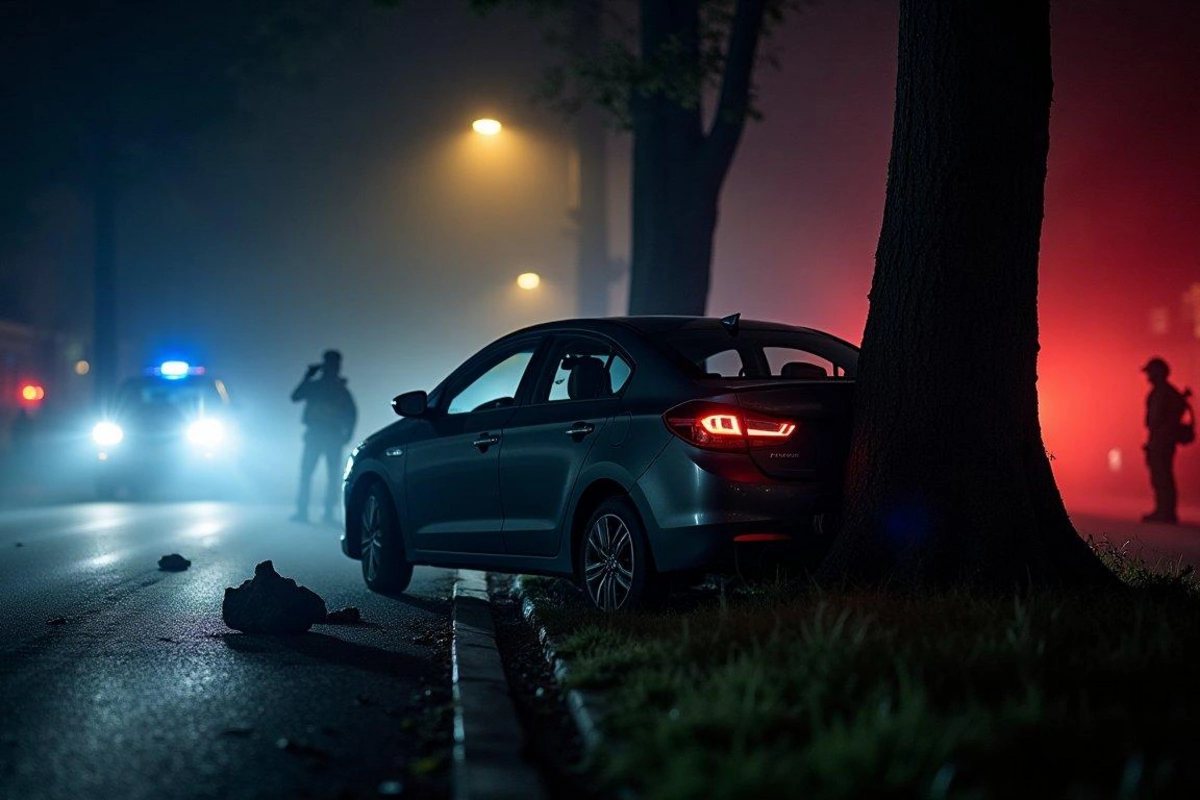 Şəmkirdə minik avtomobili ağaca çırpılıb, iki nəfər ölüb