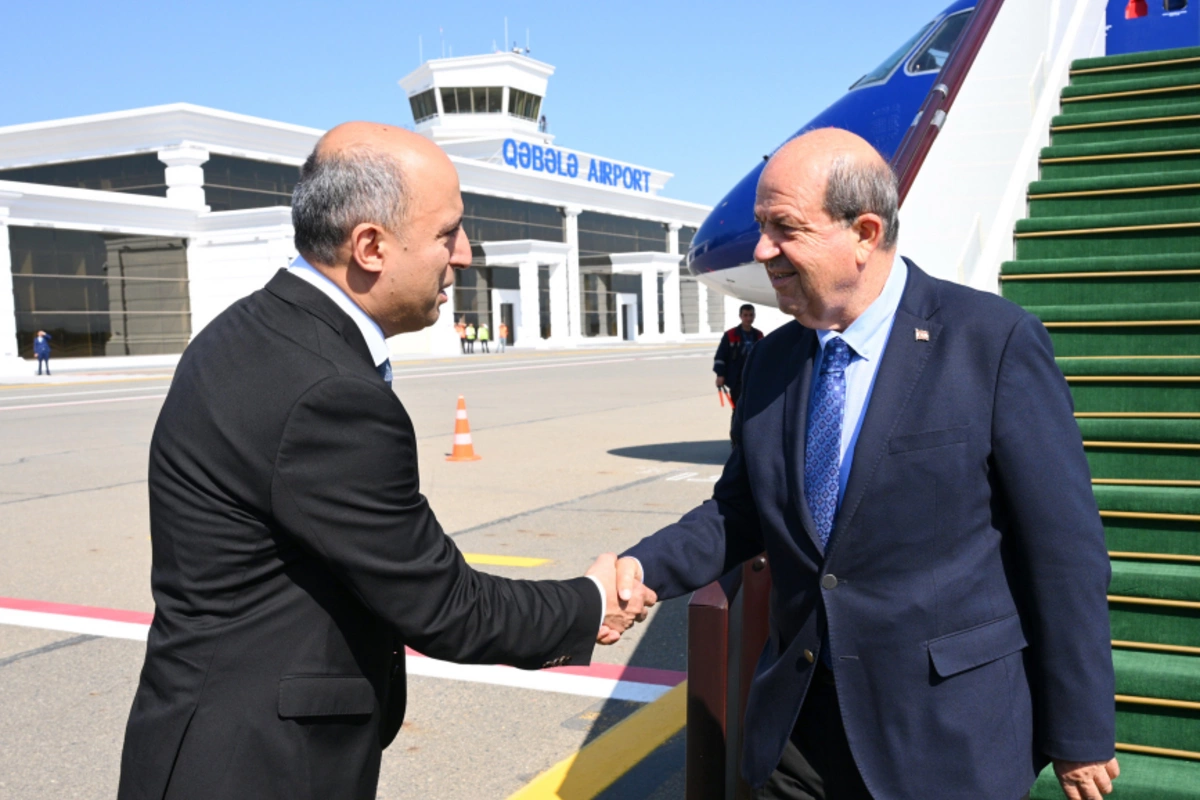 Şimali Kipr Türk Cümhuriyyətinin Prezidenti Azərbaycana səfərə gəlib