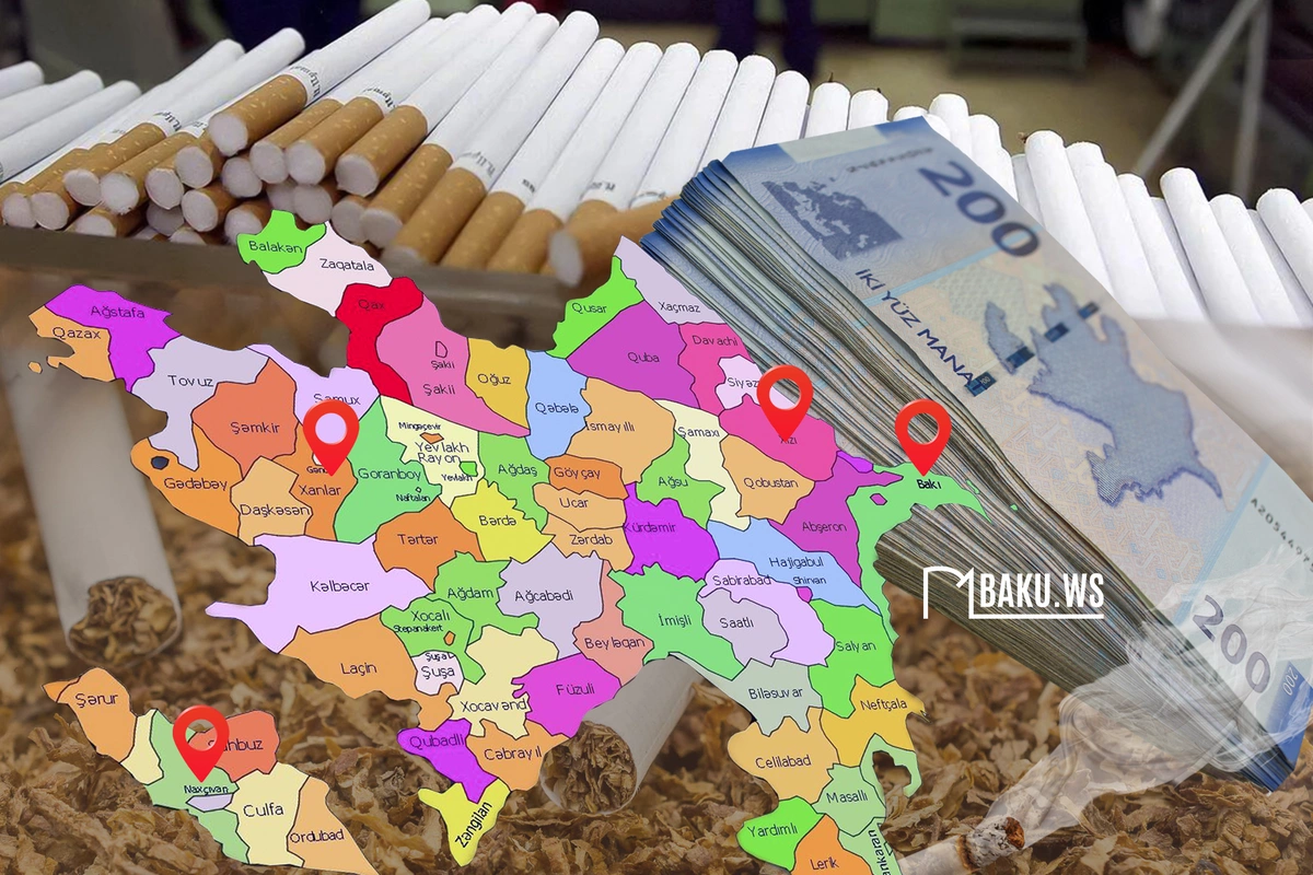 Siqaretə ən çox pul hansı bölgədə xərclənir? – Bakı deyilmiş... Siqaretə ən çox pul hansı bölgədə xərclənir? – Bakı deyilmiş...