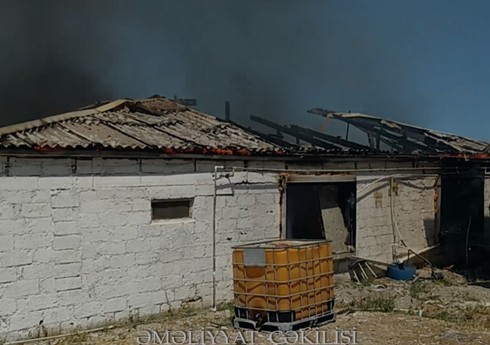 Siyəzəndə obyektdə yanğın olub