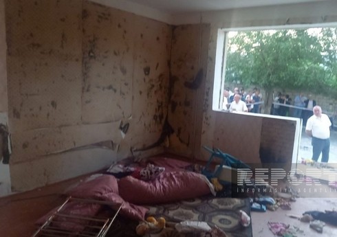 Siyəzəndə çoxmənzilli yaşayış binasında partlayış olub