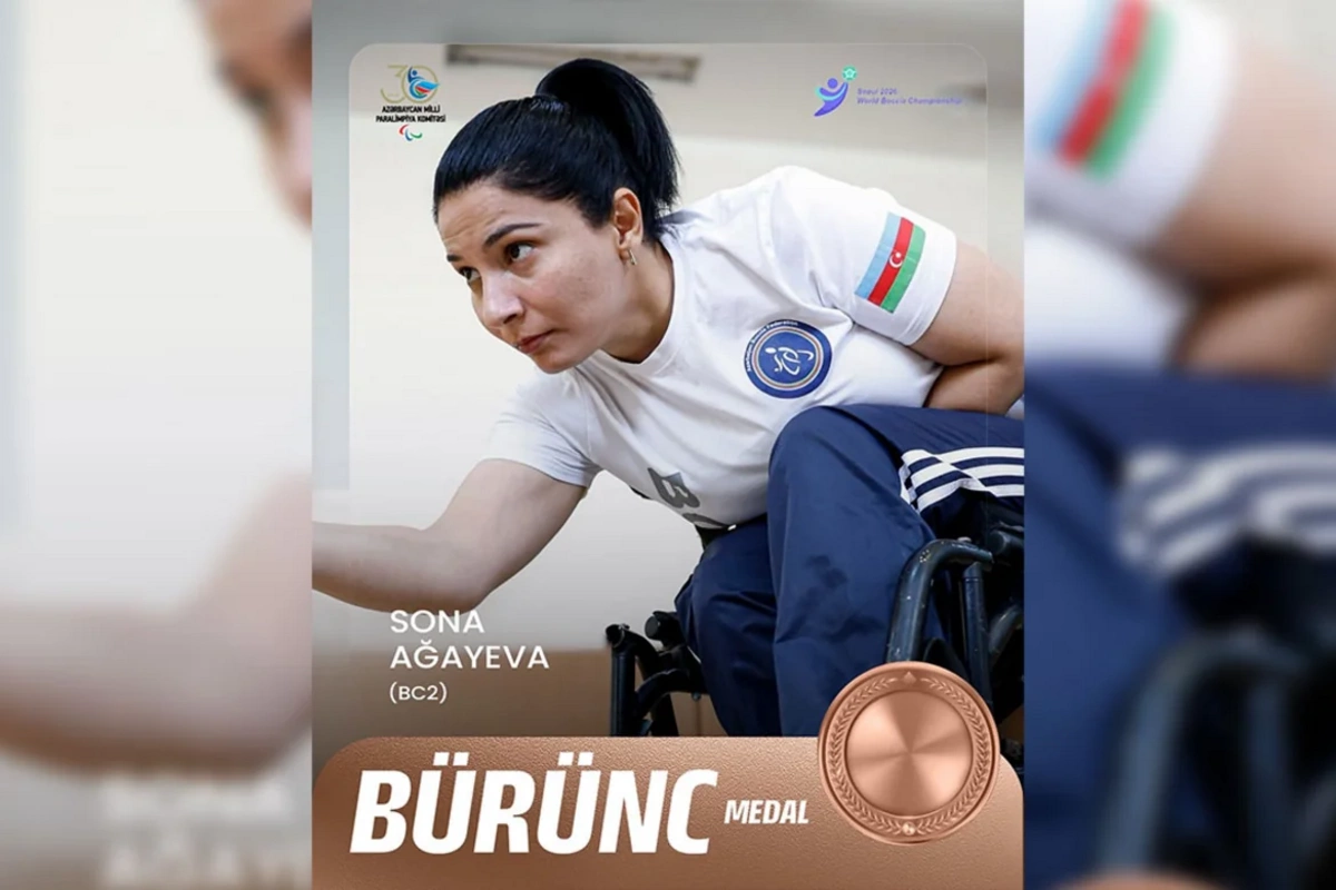 Sona Ağayeva boccia üzrə dünya çempionatında bürünc medal qazanıb