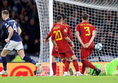 İspaniya millisi 17 ildən sonra ilk dəfə seçmə mərhələ oyununda qol vura bilməyib