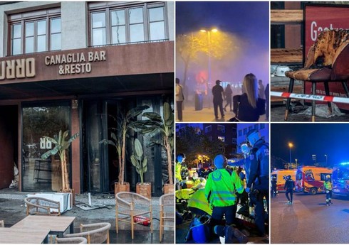 İspaniyada güclü yanğın olub, ölən və xəsarət alanlar var İspaniyada güclü yanğın olub, ölən və xəsarət alanlar var