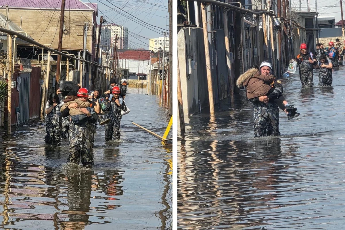 Su basmış ərazilərdən 547 nəfər təhlükəsiz əraziyə təxliyə edilib