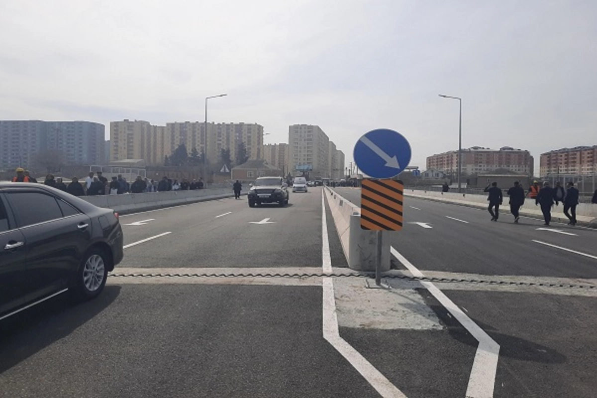 Sumqayıtla Sarayı birləşdirən körpü AÇILDI