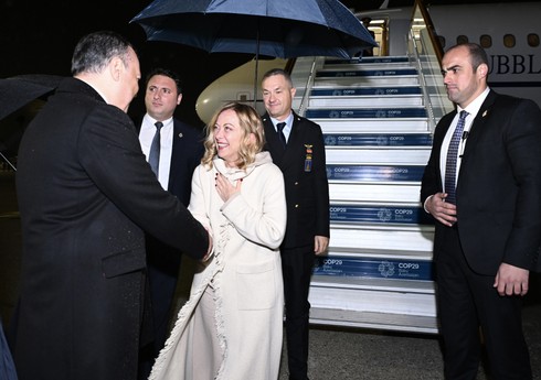 İtaliyanın Baş naziri Azərbaycana səfərə gəlib