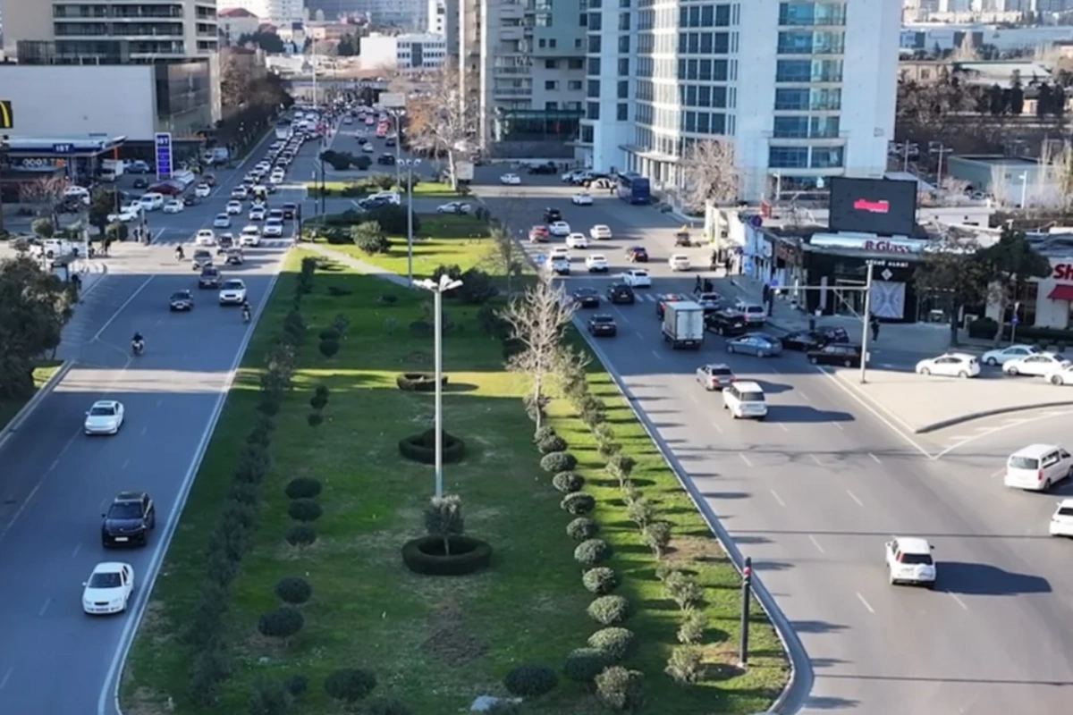 Tbilisi prospektində hərəkəti rahatlaşdıracaq yeni dəyişikliklər edildi