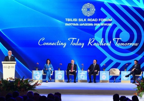 Tbilisidə 4-cü İpək Yolu Beynəlxalq Forumunda Azərbaycanın regiondakı rolu xüsusi qeyd olunub