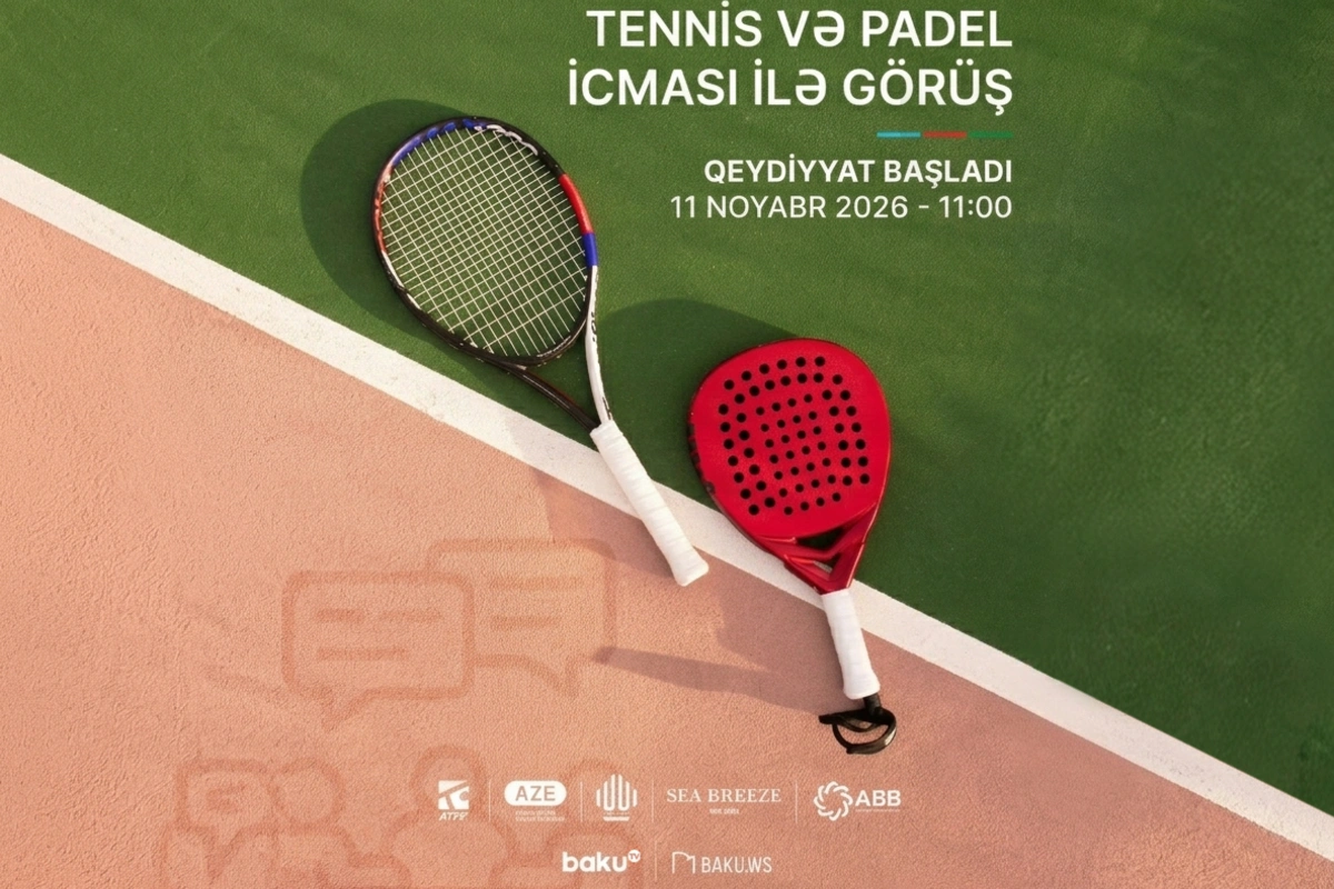 Tennis və padel icması ilə növbəti görüş keçiriləcək