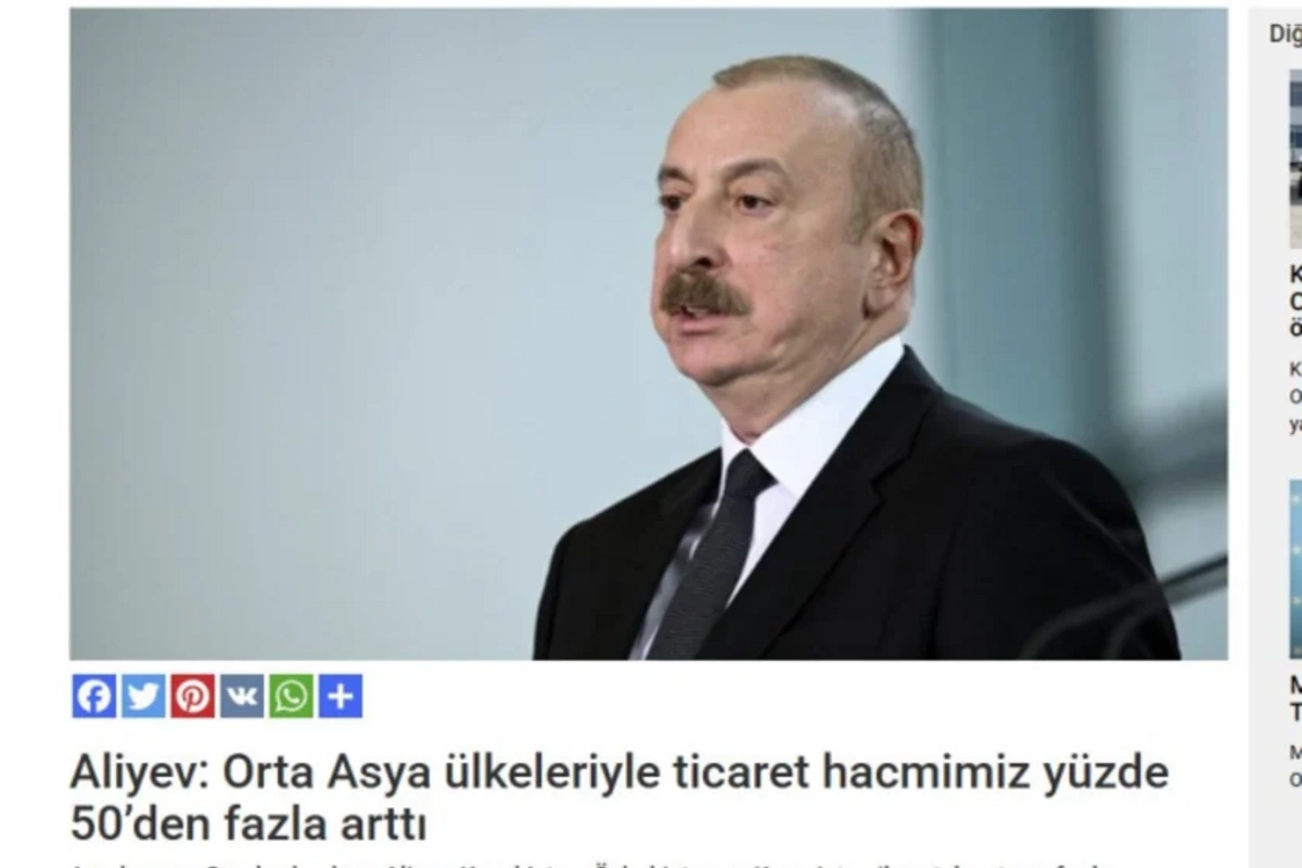 Türkiyə mediası Azərbaycan Prezidentinin Türkmənistana səfərini geniş işıqlandırıb