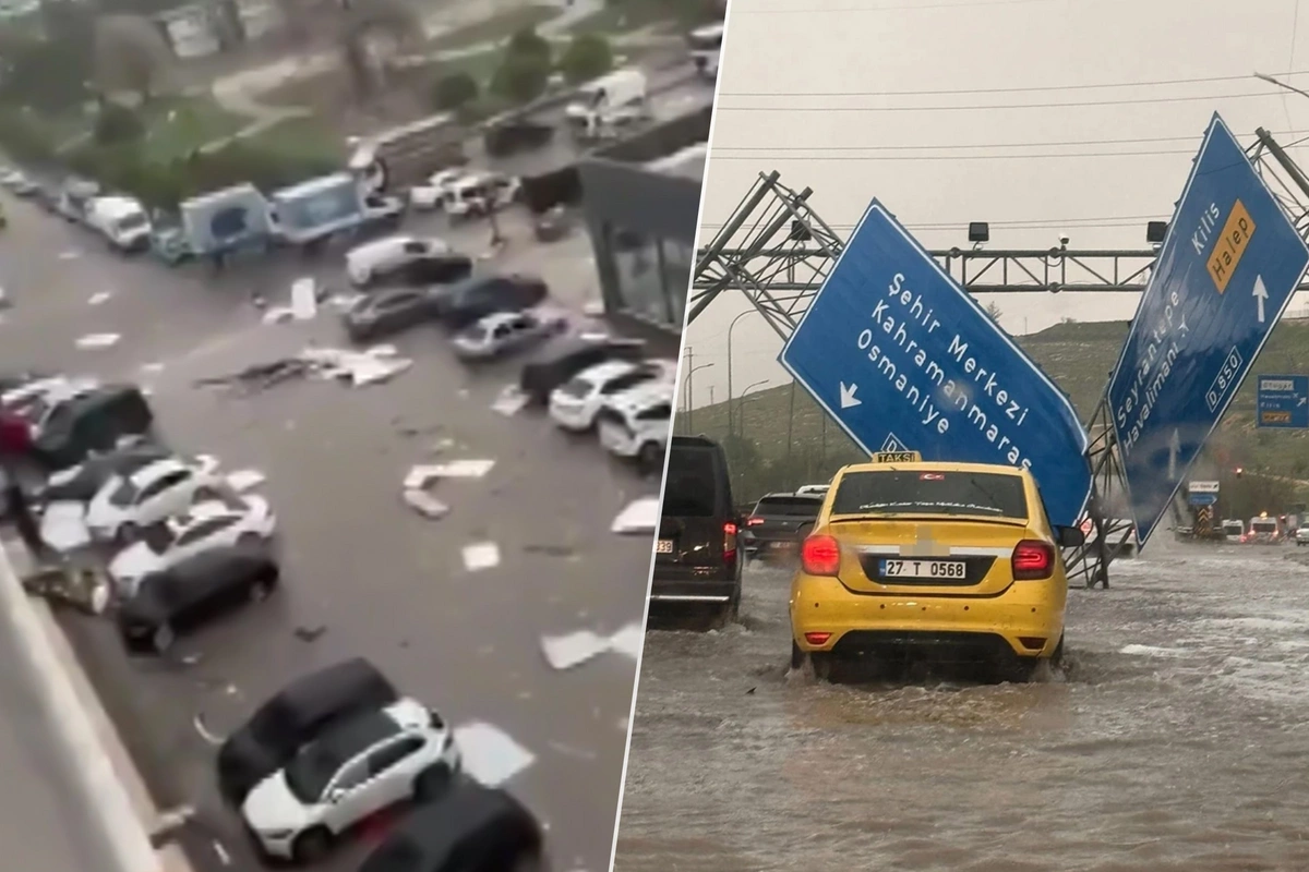 Türkiyədə güclü qasırğa FACİƏYƏ ÇEVRİLDİ: 1 ÖLÜ, 40 YARALI