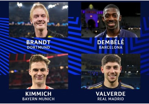 UEFA Çempionlar Liqasında həftənin futbolçusu adına namizədlər açıqlanıb