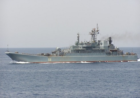 Ukrayna Qara dənizdə Rusiyanın hərbi desant gəmisini vurub Ukrayna Qara dənizdə Rusiyanın hərbi desant gəmisini vurub