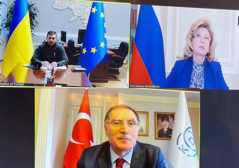 Ukrayna, Türkiyə və Rusiya ombudsmanlarının videogörüşü olub