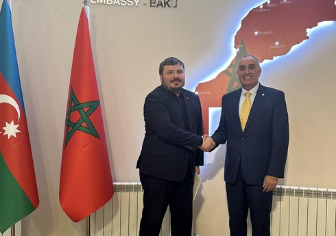 Ukraynanın Azərbaycandakı səfiri mərakeşli həmkarı ilə əməkdaşlığın inkişafını müzakirə edib