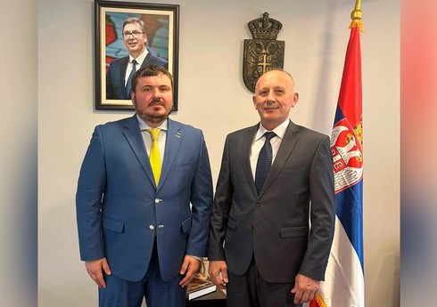 Ukraynanın Azərbaycandakı səfiri serbiyalı həmkarı ilə əməkdaşlığı müzakirə edib