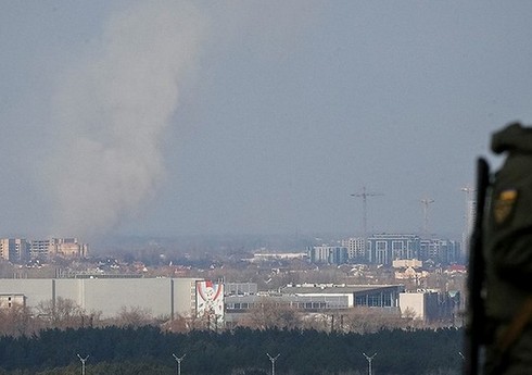 Ukraynanın Berdyansk şəhərində partlayış olub