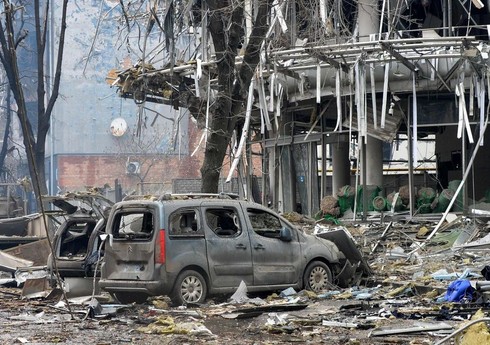 Ukraynanın Zaporojye şəhərinə raket hücumu nəticəsində 17 nəfər ölüb, onlarla yaralı var
