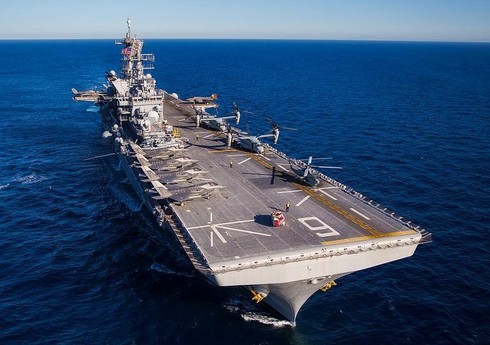 “USS Eisenhower” aviadaşıyıcı gəmisi Oman körfəzinə gəlib