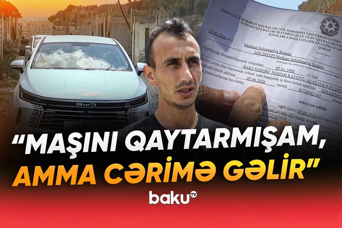 Vətəndaş bir vaxtlar icarəyə götürdüyü avtomobilə görə niyə işə düşdü?