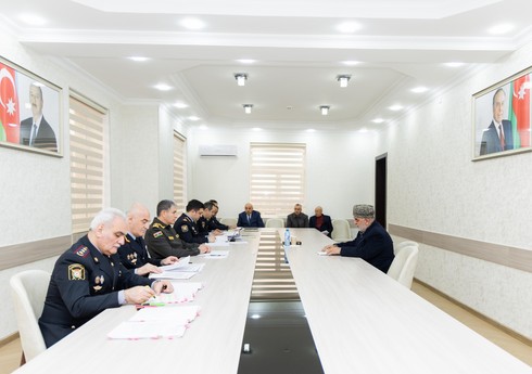 Vilayət Eyvazov Qusarda vətəndaş qəbulu və sıra baxışı keçirib