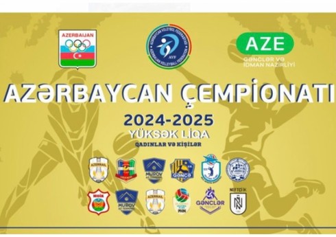 Voleybol üzrə Azərbaycan Yüksək Liqasında 2024/2025 mövsümünün başlayacağı tarix müəyyənləşib