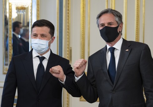 Volodimir Zelenski Entoni Blinken ilə görüşüb