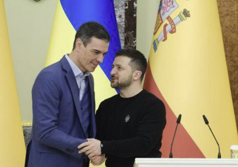 Volodimir Zelenski Kiyevdə İspaniyanın Baş naziri ilə görüşüb