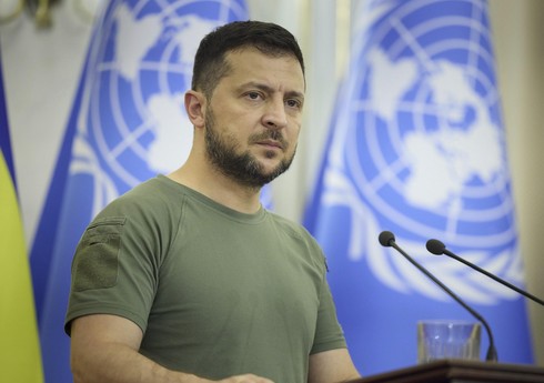 Volodimir Zelenski Baxmuta səfər edib