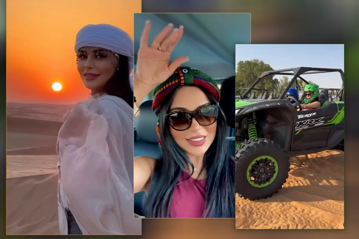 Vüsalə Əlizadənin qızı ilə Safari istirahətindən görüntülər