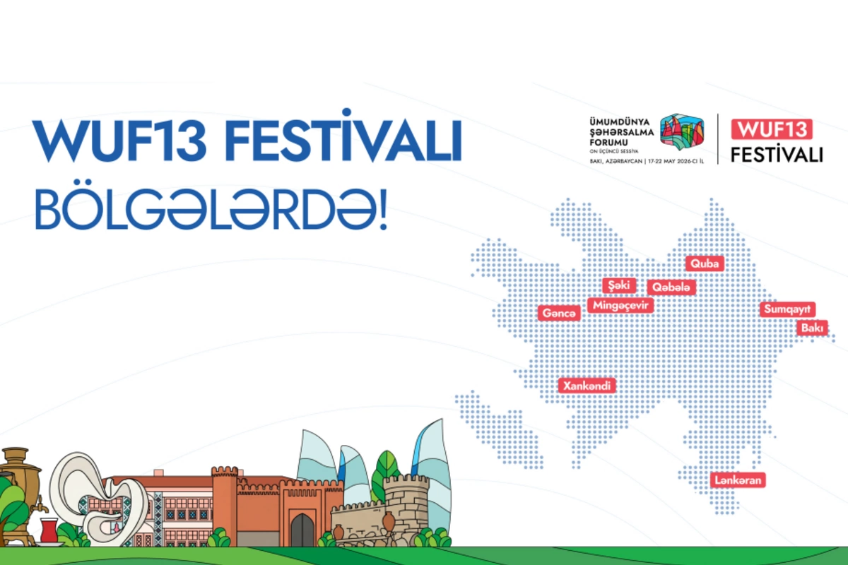 WUF13 ərəfəsində Azərbaycanın bir sıra şəhərlərində silsilə tədbirlər təşkil olunacaq