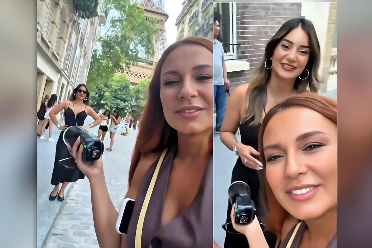 Xalq artisti qızı ilə Fransada fotosessiya etdirdi