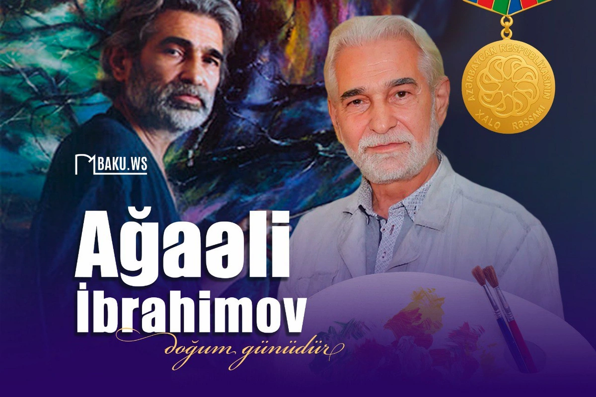 Xalq rəssamı Ağaəli İbrahimovun 80 yaşı tamam olur