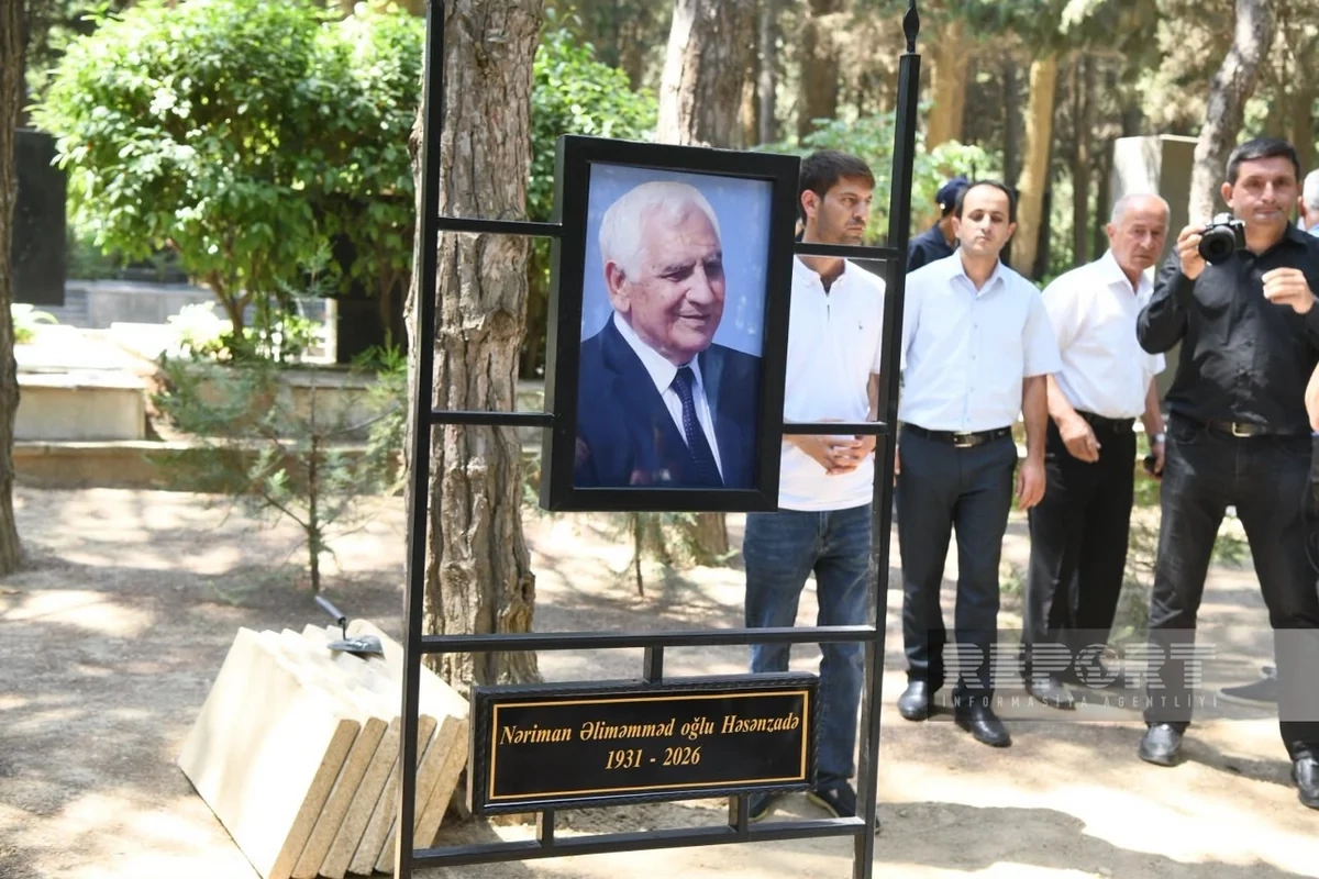 Xalq şairi Nəriman Həsənzadə Birinci Fəxri xiyabanda dəfn olunub