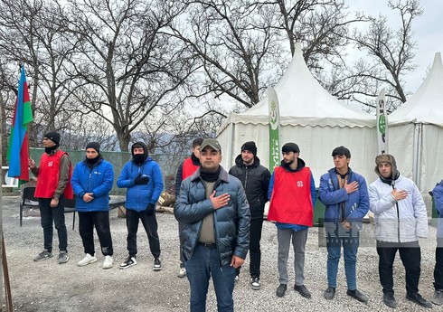 Xankəndi-Laçın yolu: Ekofəalların aksiyası 119 gündür yüksək fəallıqla davam edir