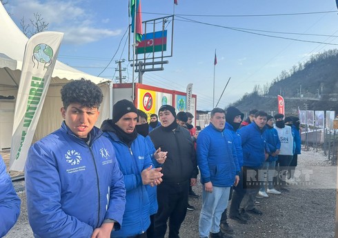 Xankəndi-Laçın yolu: Ekofəalların aksiyası 120 gündür yüksək fəallıqla davam edir