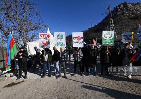 Xankəndi-Laçın yolunda etiraz aksiyası iyirmi iki gündür davam edir