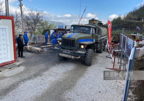 Xankəndi-Laçın yolunda sülhməramlıların 22 avtomobili maneəsiz keçib